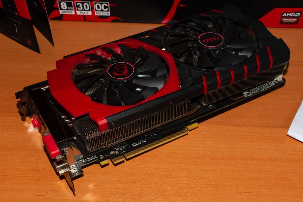 Видеокарта R9 390 8G MSI Gaming видео карта