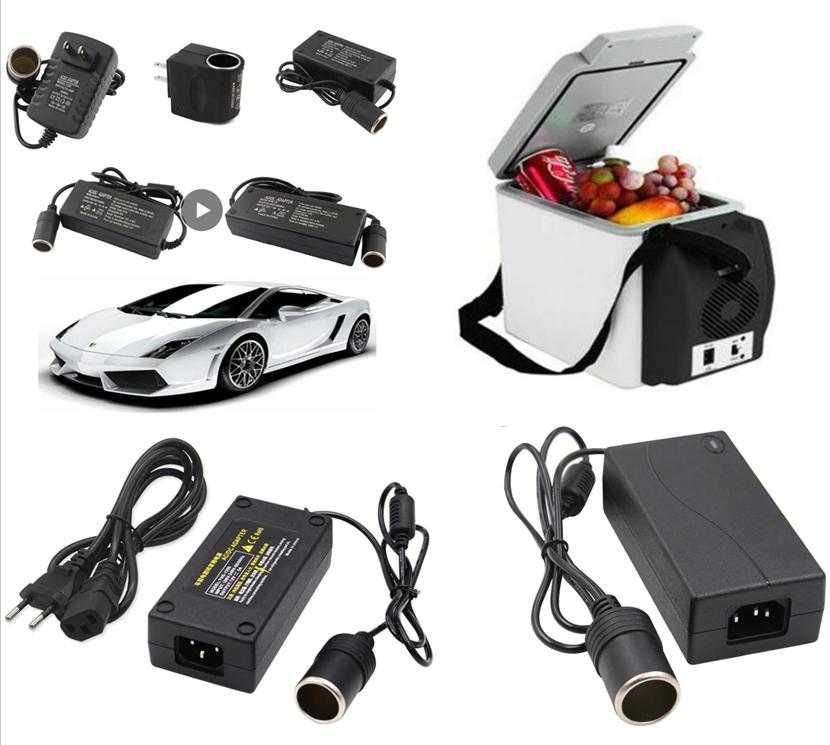 Хладилно Захранване 100V~240V 12V 5A 60W Ел.Охладител Къмпинг Климатик