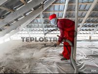 Пенобетон, эковата, утепление крыши, шатырды жылыту