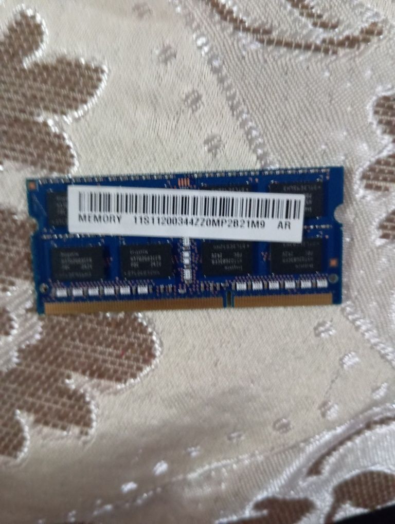 ОЗУ DDR 3 для ноутбука 4gb/1600