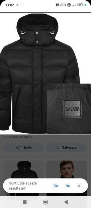 Geaca de iarna BOSS.Originala.Marimea L/50.Noua