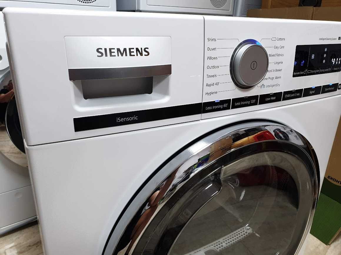 Wi-Fi 9 кг Сушилня Siemens - Bosch Термопомпа 12м Гаранция Сименс