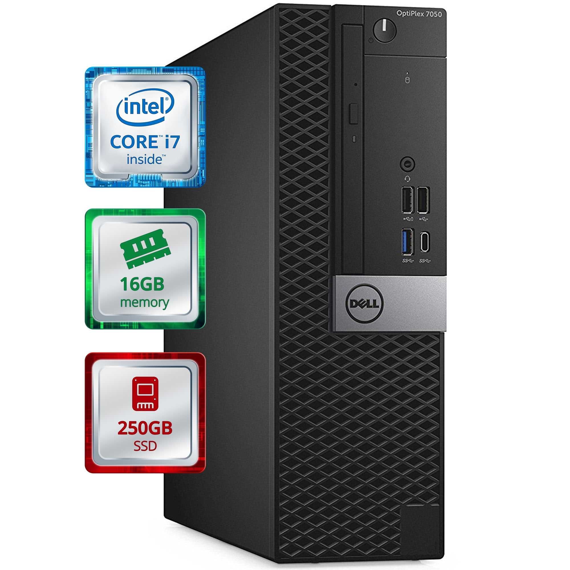 Dell OptiPlex 7050 SF, Intel i7-7700, 16GB, 256SSD, 2TB HDD, 24м Гар