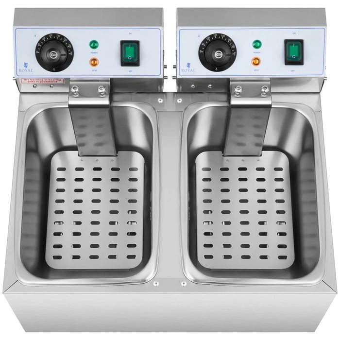 Friteuză electrica 2x 8l