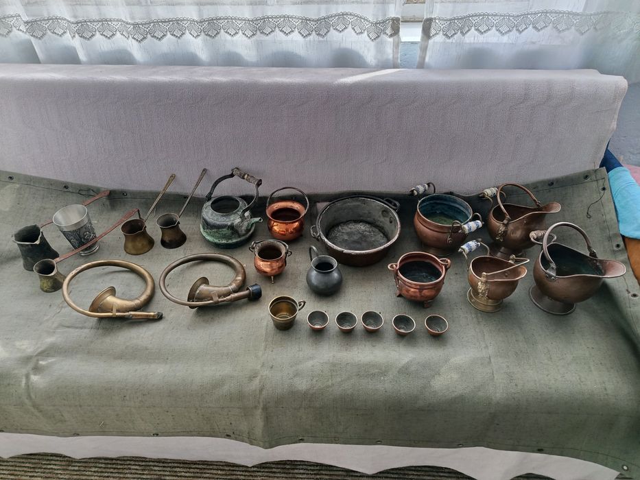 Медни съдове за декорация