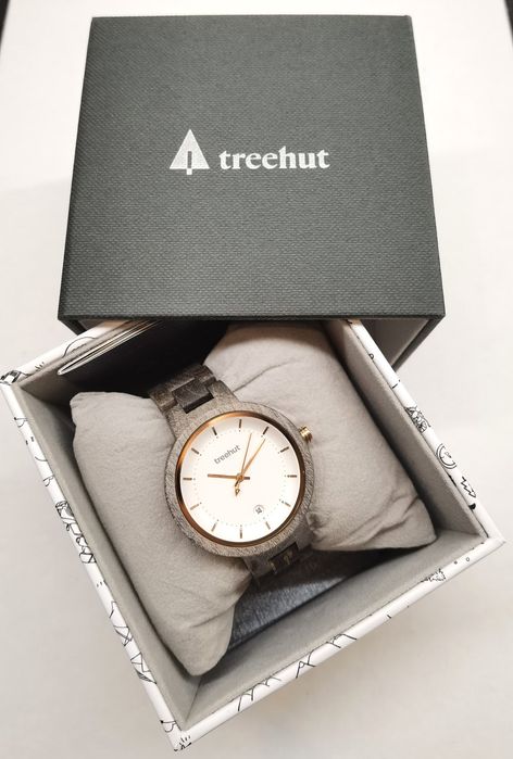 Ceas Treehut din lemn natural