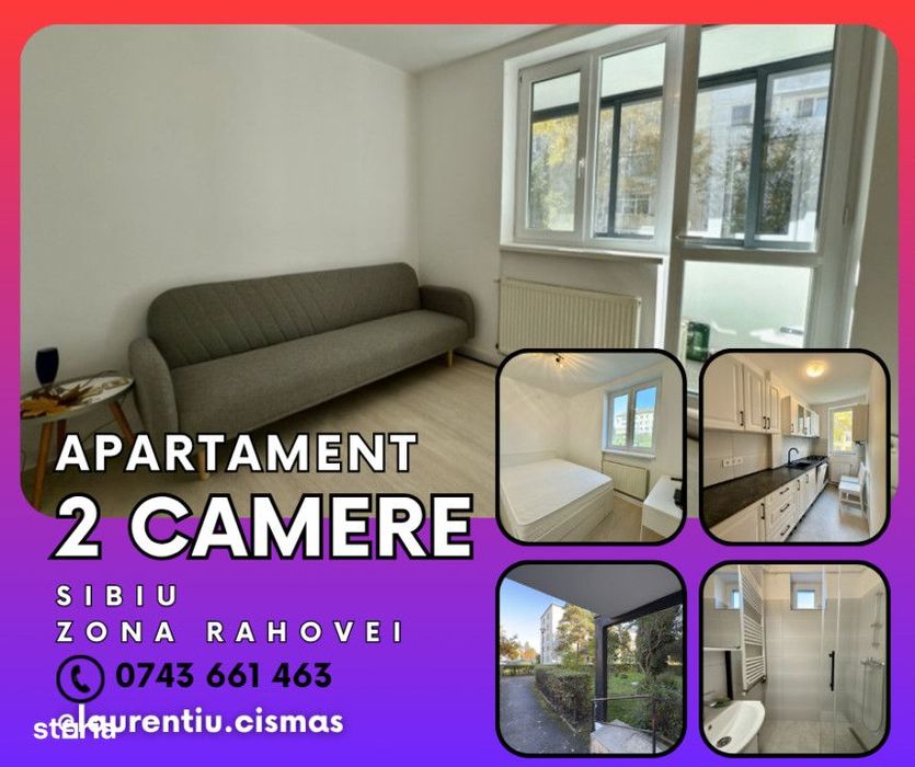 Apartament renovat - 2 camere - Prima inchiriere - Etaj 1