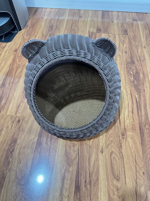 Корзина для кота из ротанга