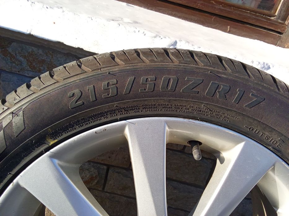 Джанти с гуми 5×114.3 17"