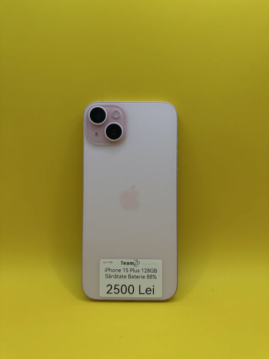 iPhone 15 Plus Pink 128GB Baterie 88%