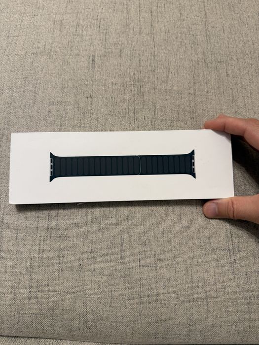 Curea pentru Apple Watch 40/41mm, Magnetic Link,Evergreen,S/M,sigilata