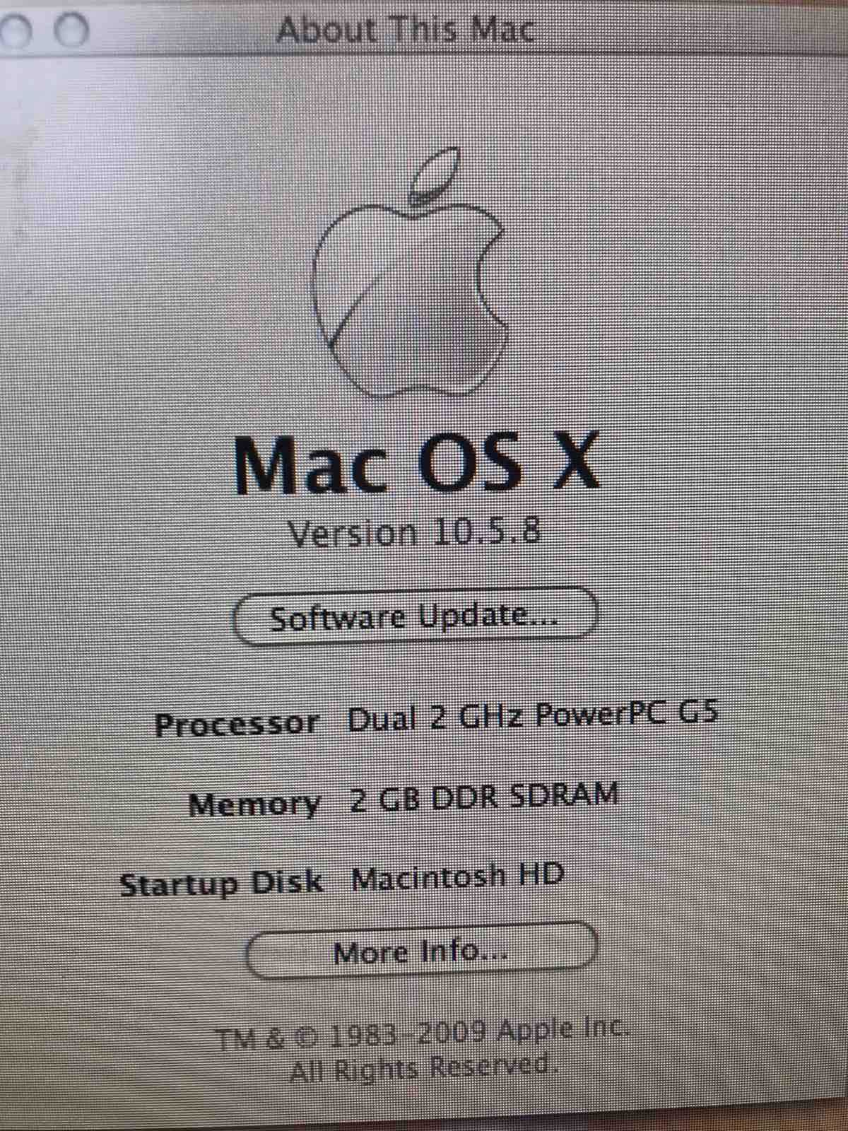 Apple G5 PowerPC