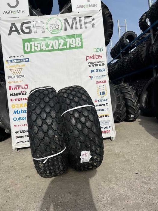 Anvelope noi 14.9-24 cu 6 pliuri pentru cilindru compactor