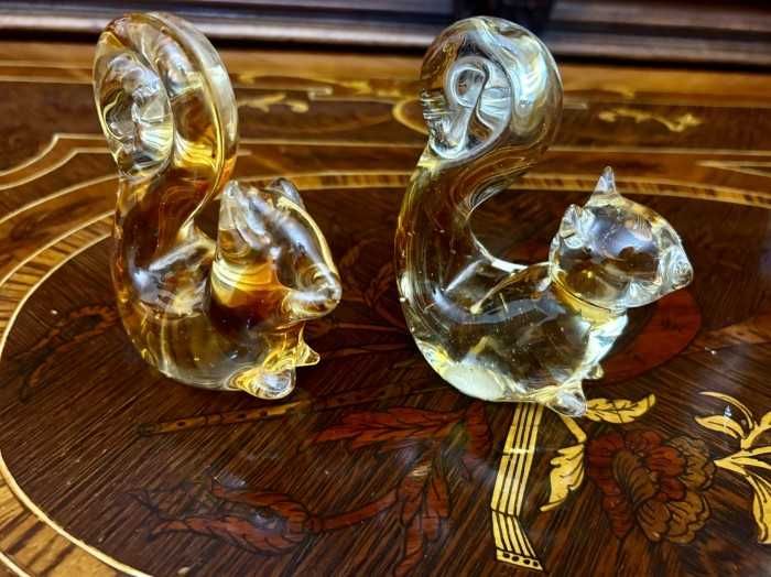 Expresive veverite-Arta Murano-nuanta ambra-Italia