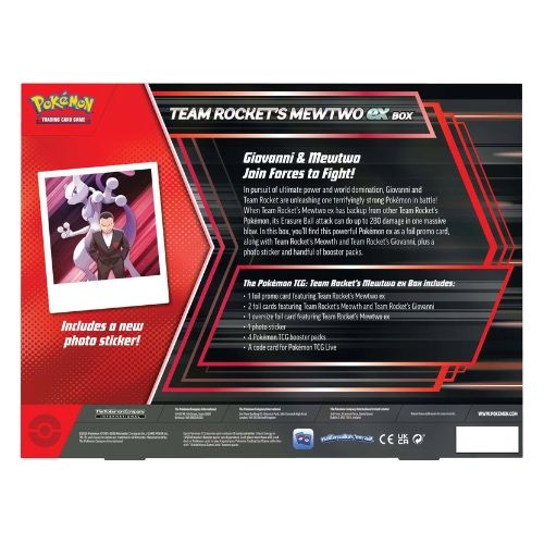 Pokémon TCG: Team Rocket’s Mewtwo ex Box