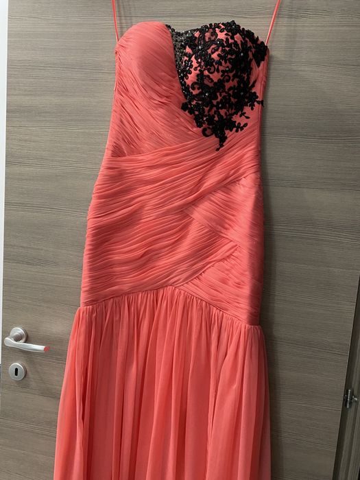 Rochie de seara. Purtata o data! Corai- 600 lei