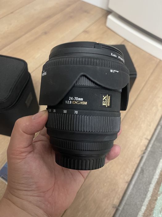 Обьектив Sigma 24-70 mm f 2.8 if ex dg для Canon