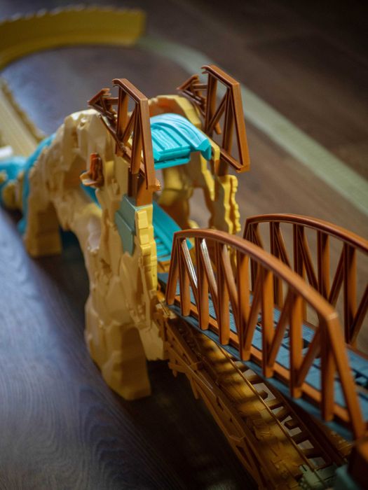 Trackmaster Thomas at Action Canyon set - Thomas and friends