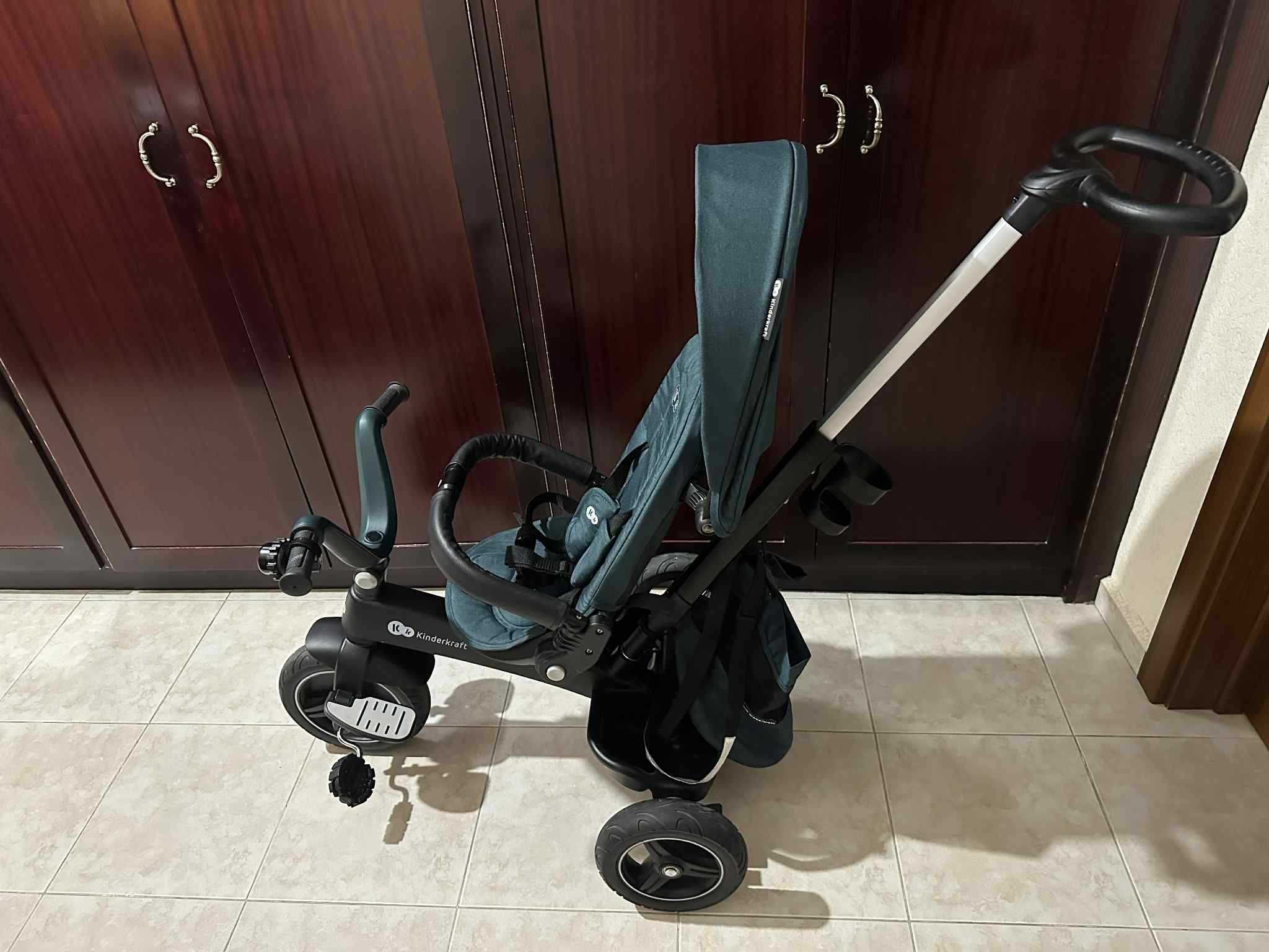 Триколка KinderKraft EASYTWIST, цвят зелен