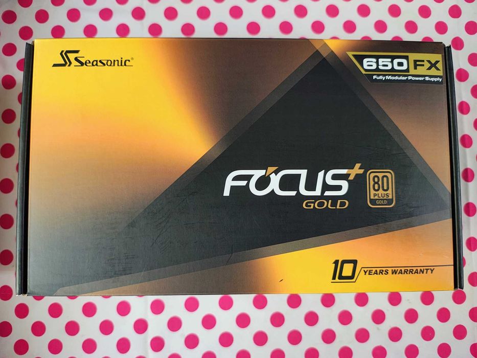 Sursa Seasonic Focus Plus, 80+ Gold, 650W.