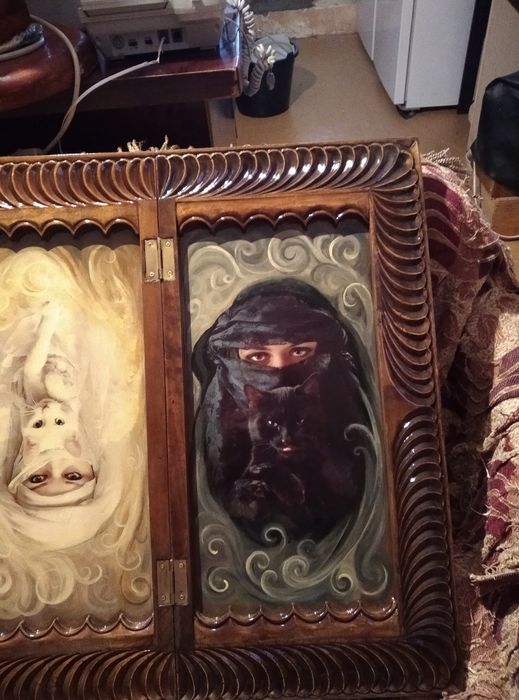 Продаются нарды ручной работы