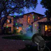 Новогодний лед лазер(Led Laser)прибор проектор световых эффектов