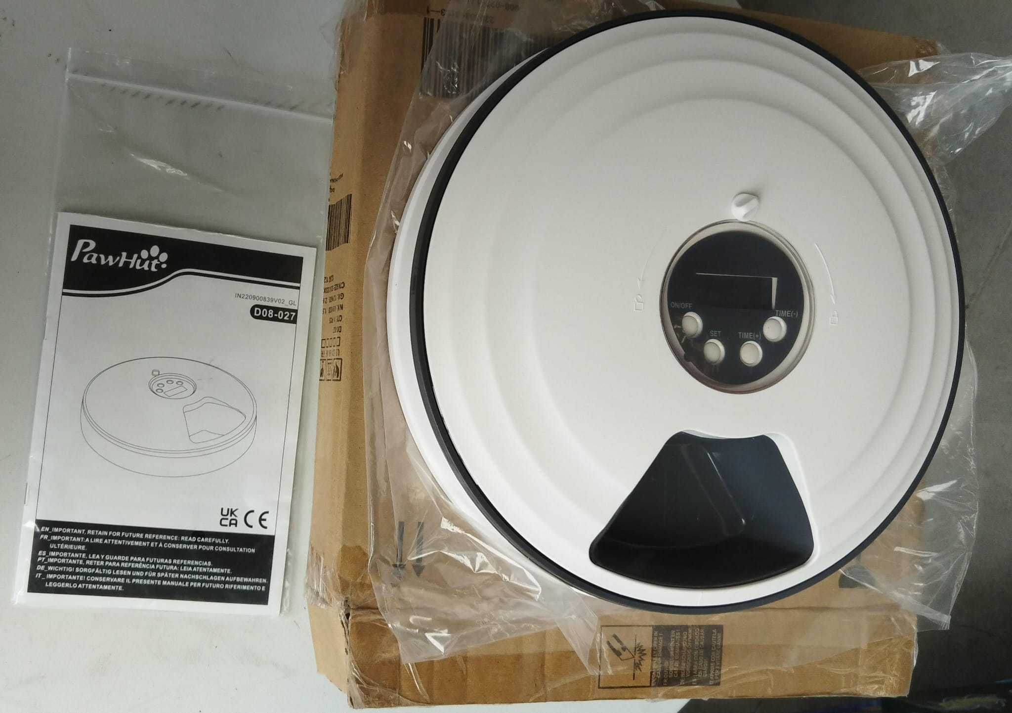 PawHut Distribuitor Automat de Hrană pentru Câini și Pisici