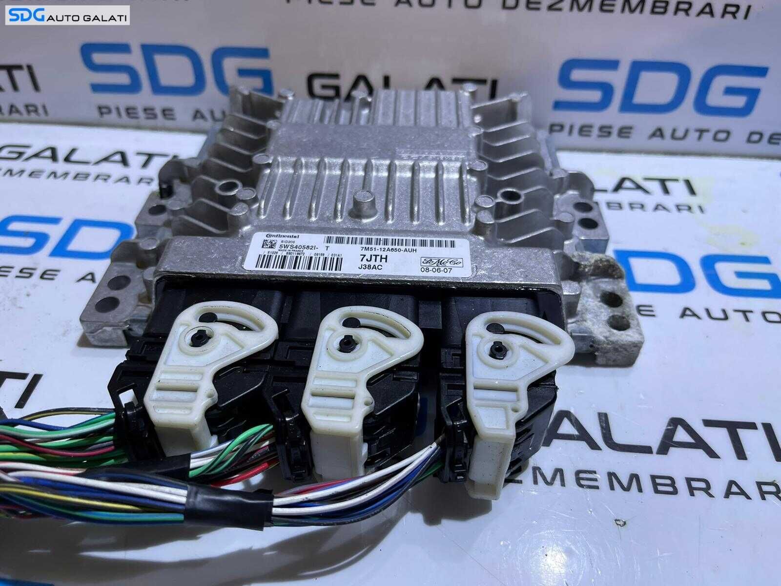 ECU Calculator Motor Ford Focus 2 1.8 TDCI 116CP 2004 - 2010 Cod 7M51-12A650-AUH 7M5112A650AUH  5WS40582I