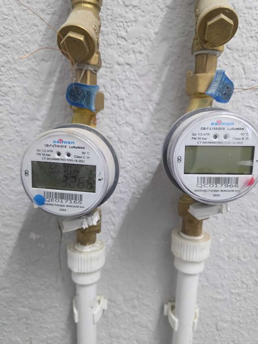 Замена батареек в счётчиках воды