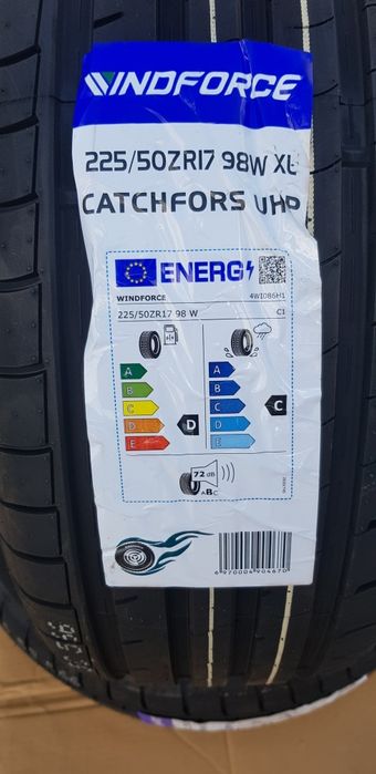 НОВИ ЛЕТНИ-17цола-225/50-1бр.-130лв."WINDFORS"с монтаж и баланс