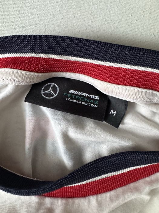 Тениска - Mercedes AMG Petronas F1 - бяла