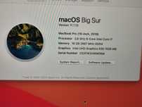 MacBook pro 16 inch retina 2019, touchbar i7/16/512