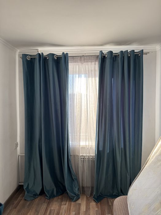 Шторы с карнизом