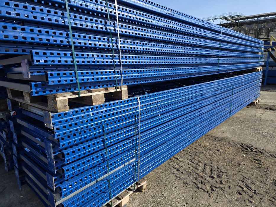 Rafturi metalice pentru paleți industriale second-ha