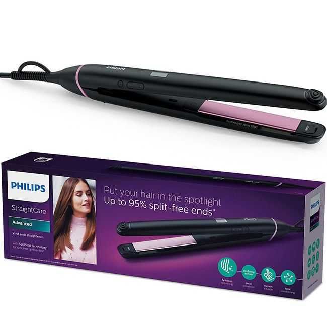 Преса за коса Philips Straight Care BHS675/00, 11 Нива на температура