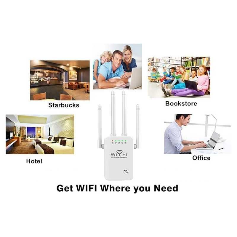 Wifi ретранслатор 300mbps wps мощен