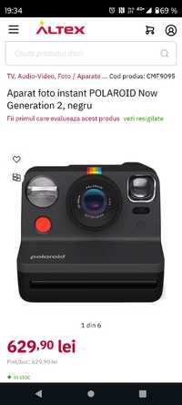 Aparat foto instant POLAROID Now Generation 2