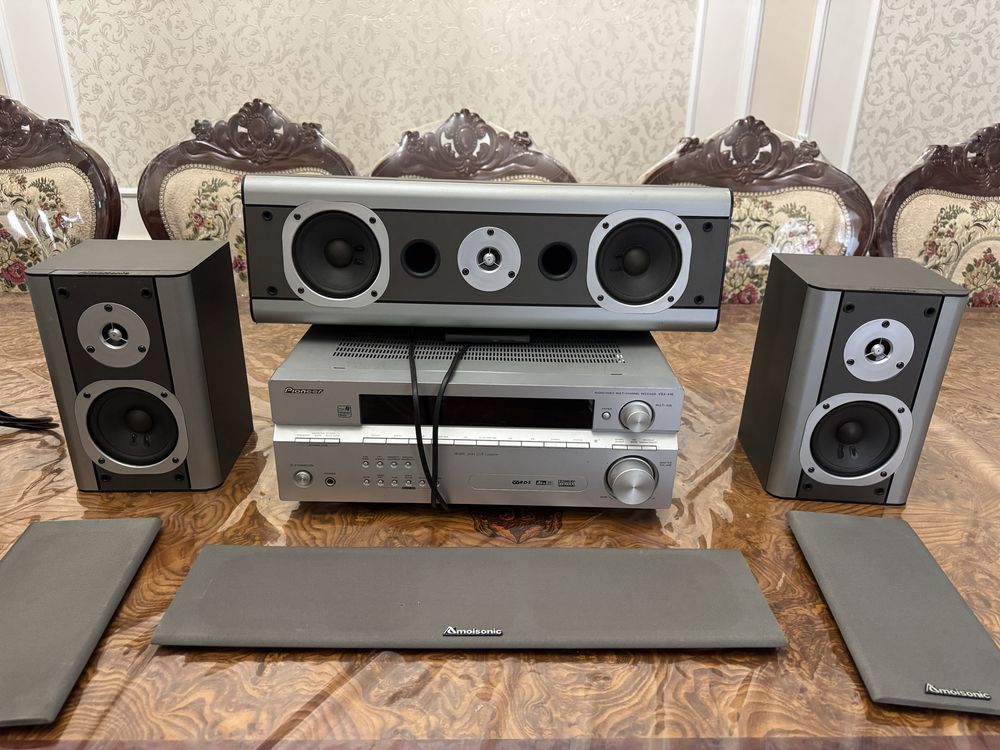 Продам усилитель аудио видео ресивер Pioneer vsx-416 с колонками