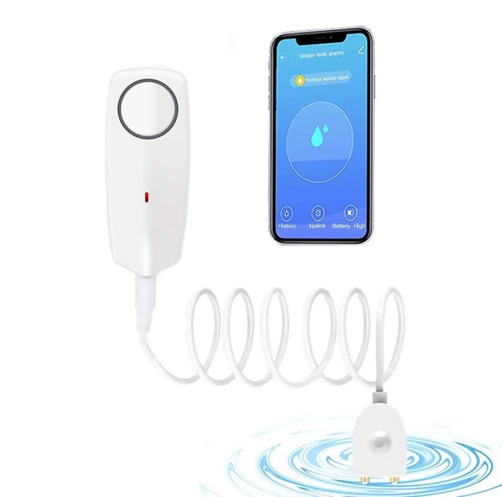 Detector de scurgeri de apă JaneEyre senzor wireless pentru inundații