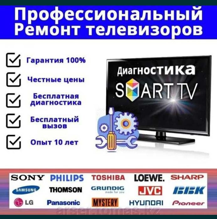 Ремонт телевизоров, домашних кенотеатров от сервиса professional