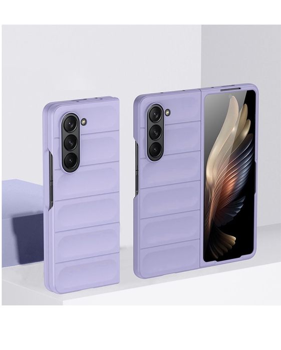 Samsung Z FOLD 6 Z FLIP 6 - Husa Plastic Fata Spate Insertie Ondulata