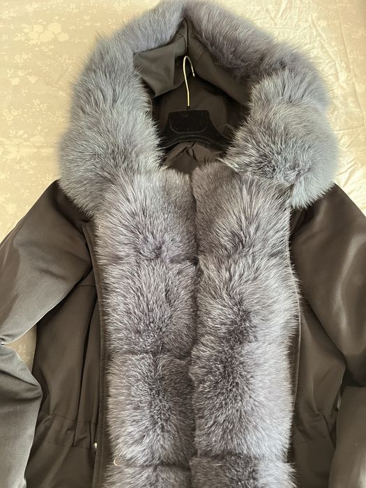 Geaca Parka blana naturala vulpe