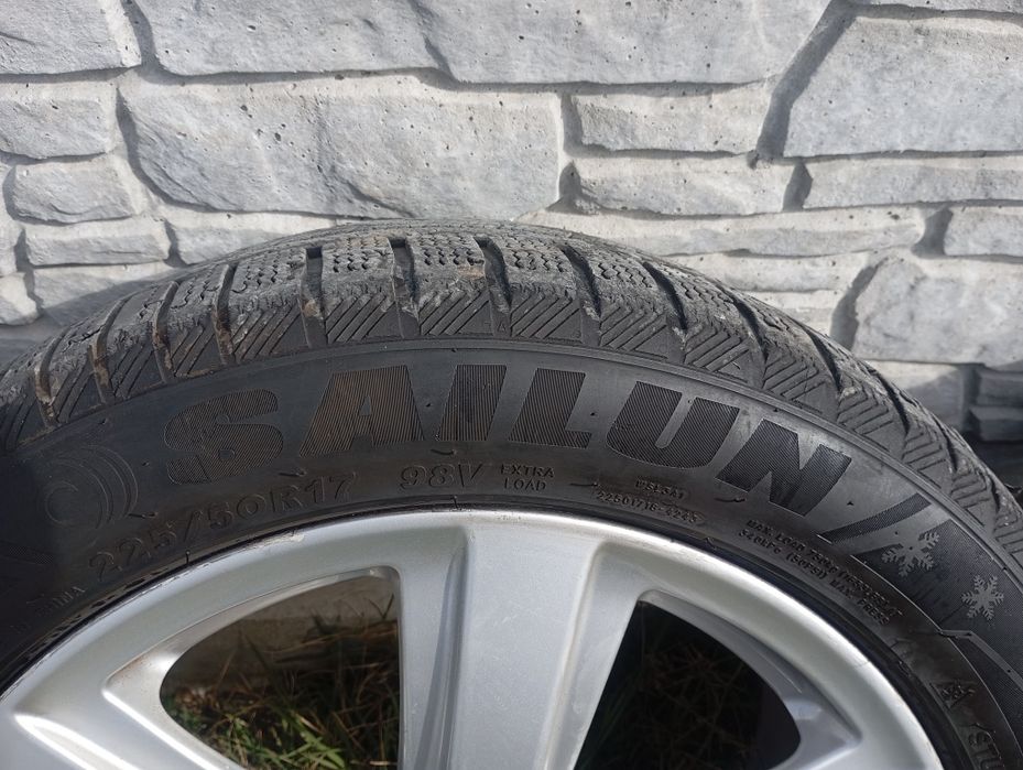 17цола Джанти с зимни гуми 225/50/17