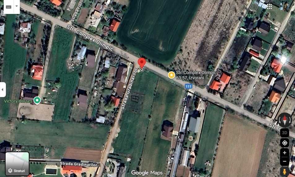 Teren intravilan Izvorani/ Snagov