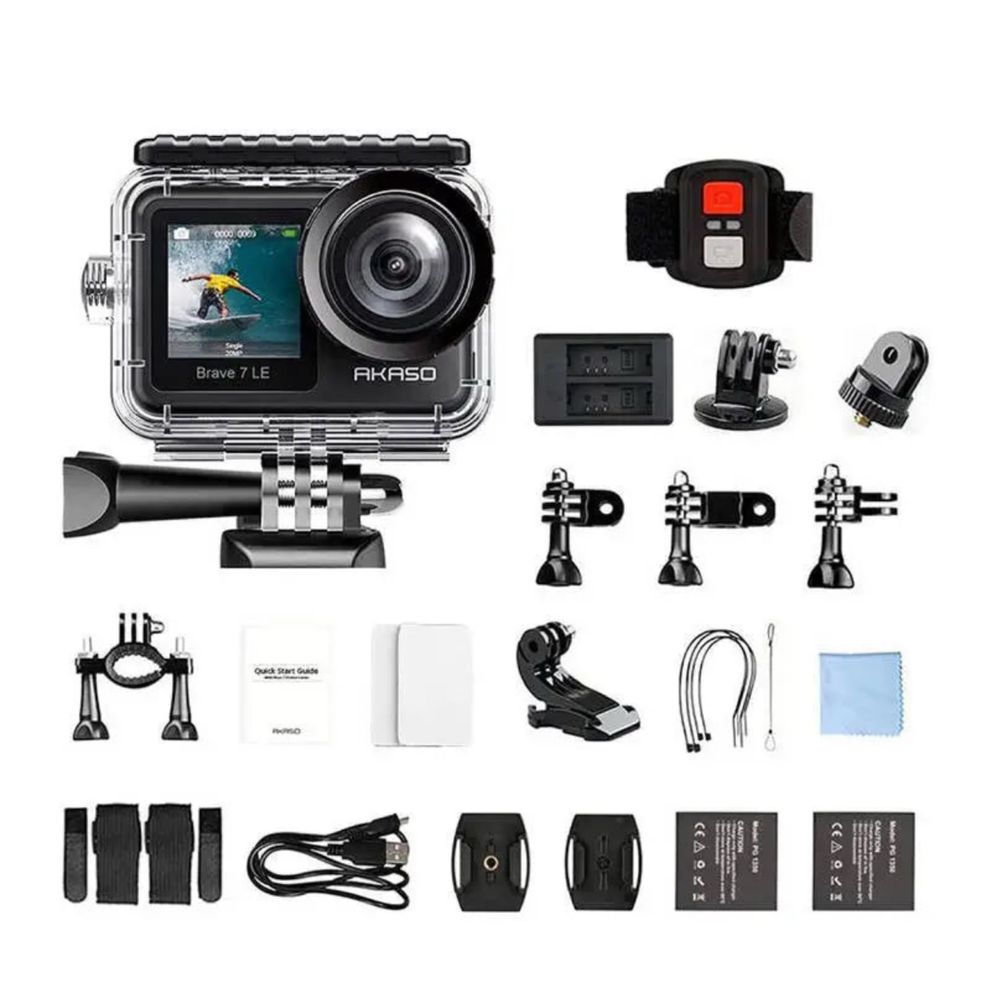 Екшън камера Akaso Brave 7 LE, 4K30fps, 20MP