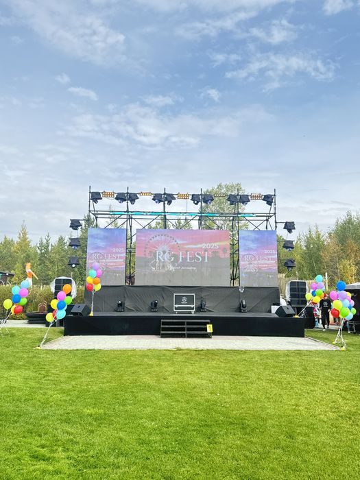 Аренде сцены, Лэд экран, Led экран, подиум