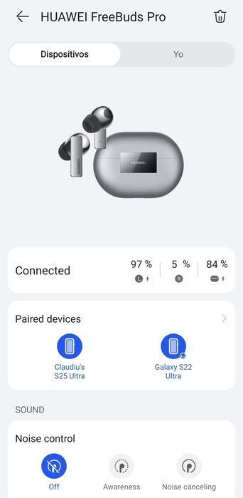 Casti Huawei Freebuds pro