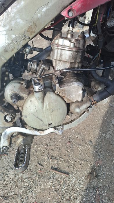 Vând sau schimb cross aprilia 50 set 80