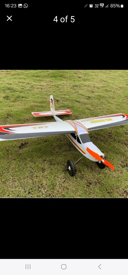 Avion NOU  Echipat complect   Aeromodel trainer Cessna 185 103cm anver