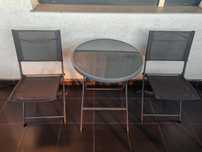 Set masa cu scaune balcon/terasa pentru exterior